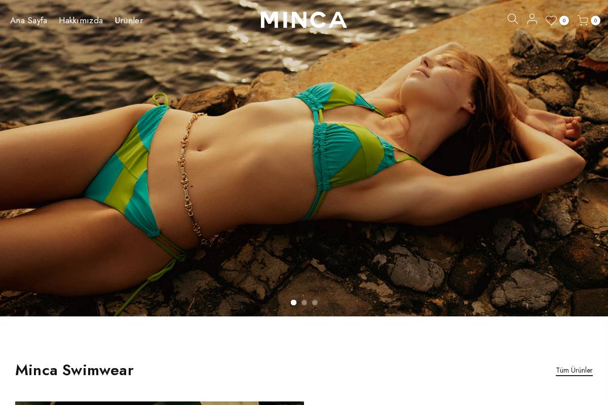minca.com.tr homepage screenshot