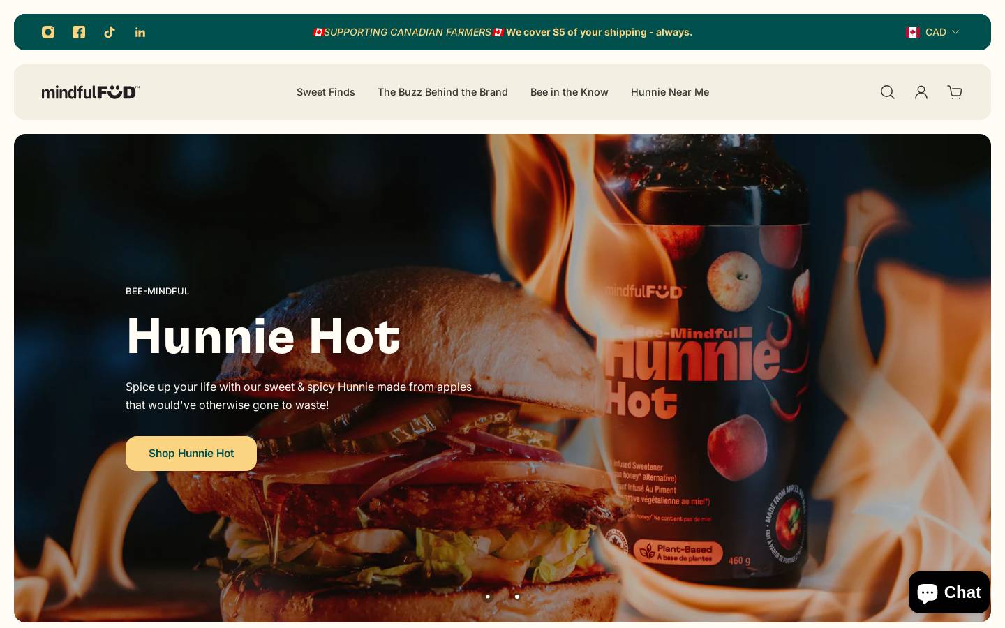mindfulfud.com homepage screenshot