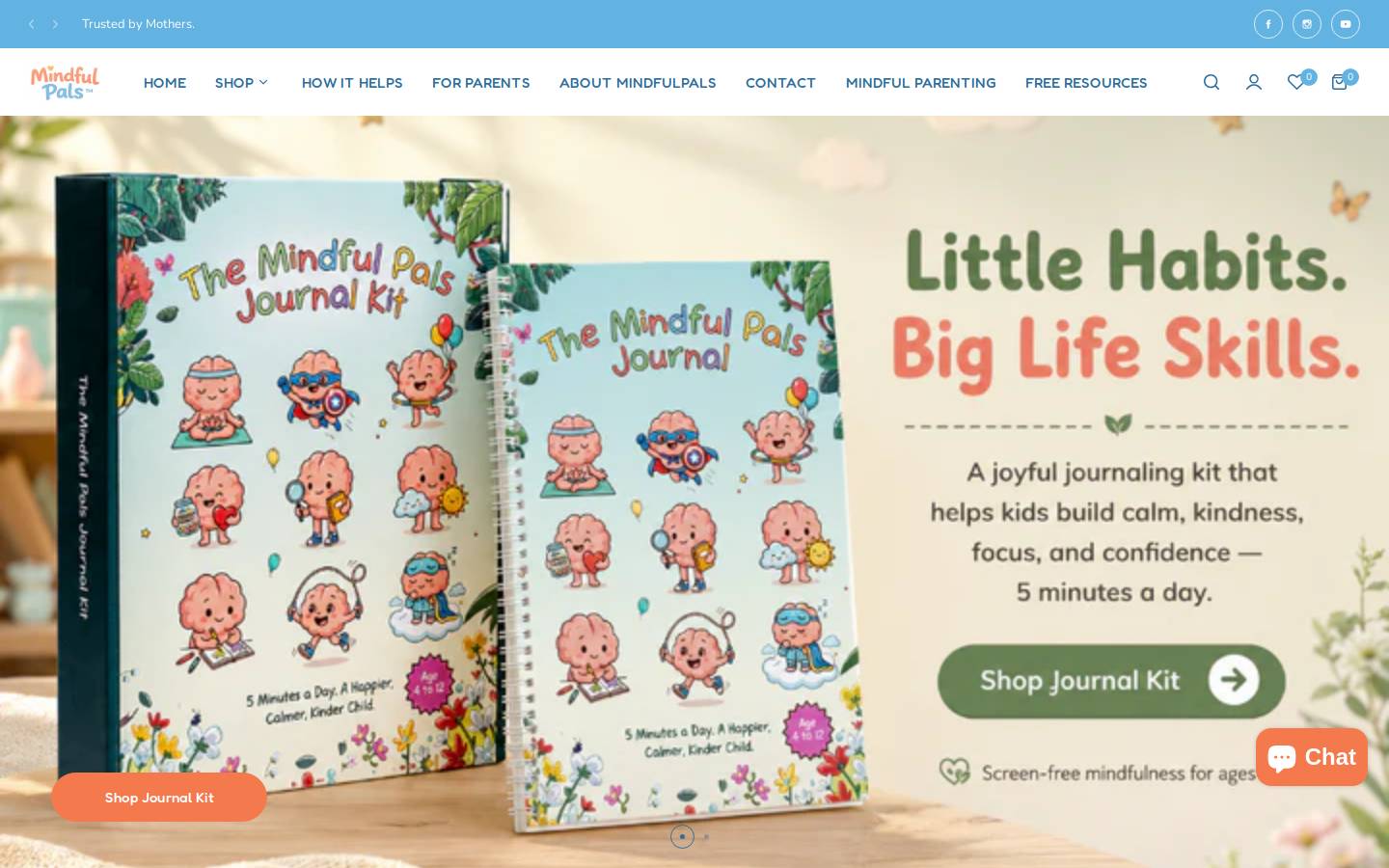 mindfulpals.co.in homepage screenshot