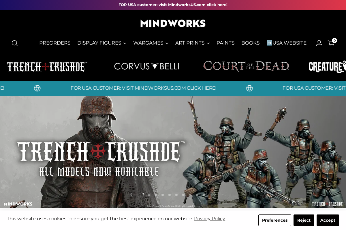 Mindworks homepage screenshot