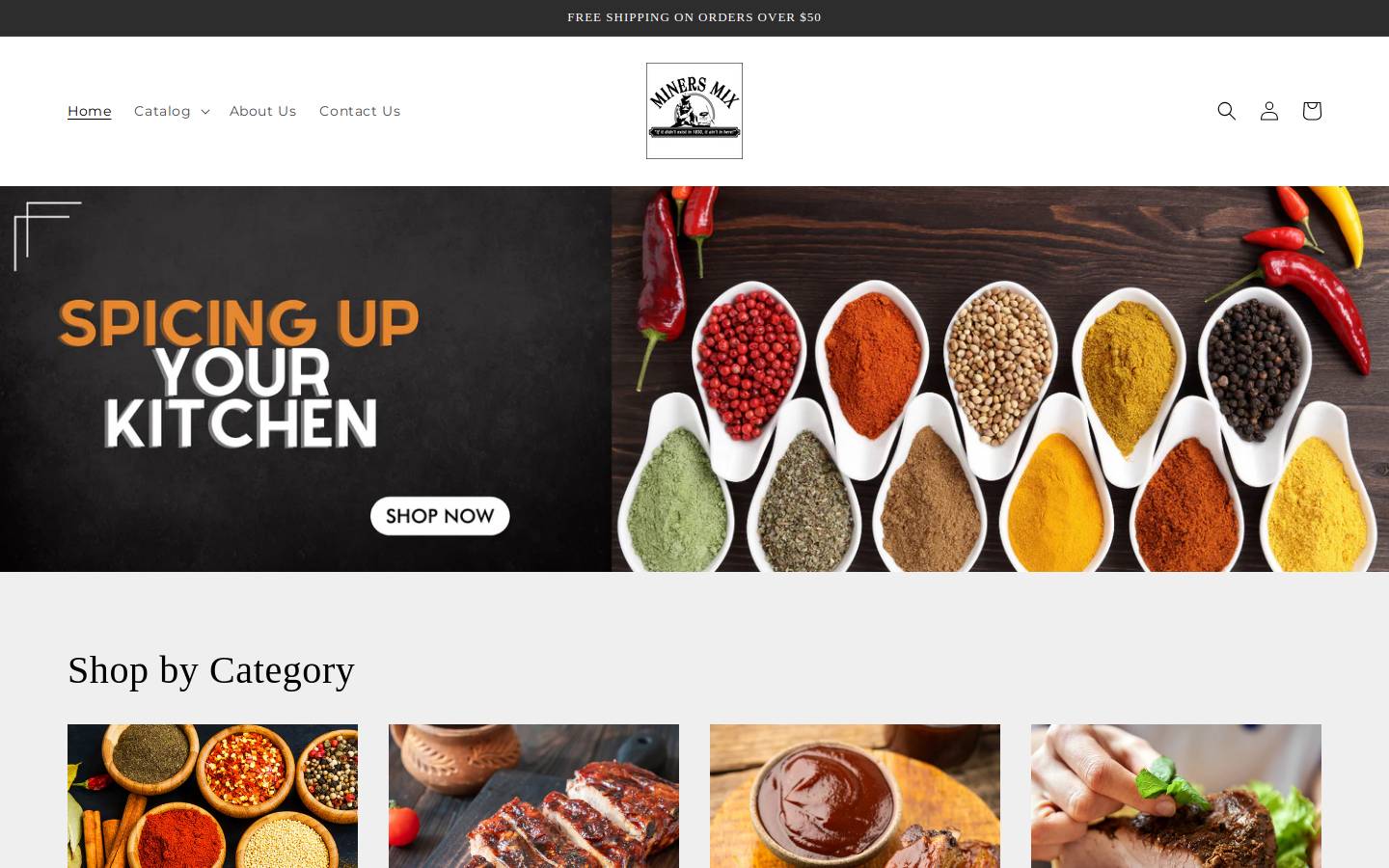 minersmix.com homepage screenshot