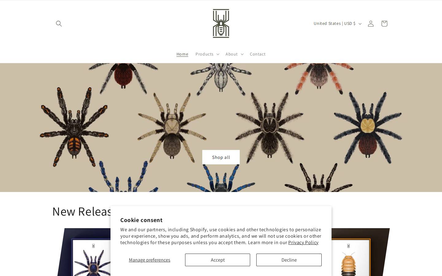 mingoart.com homepage screenshot