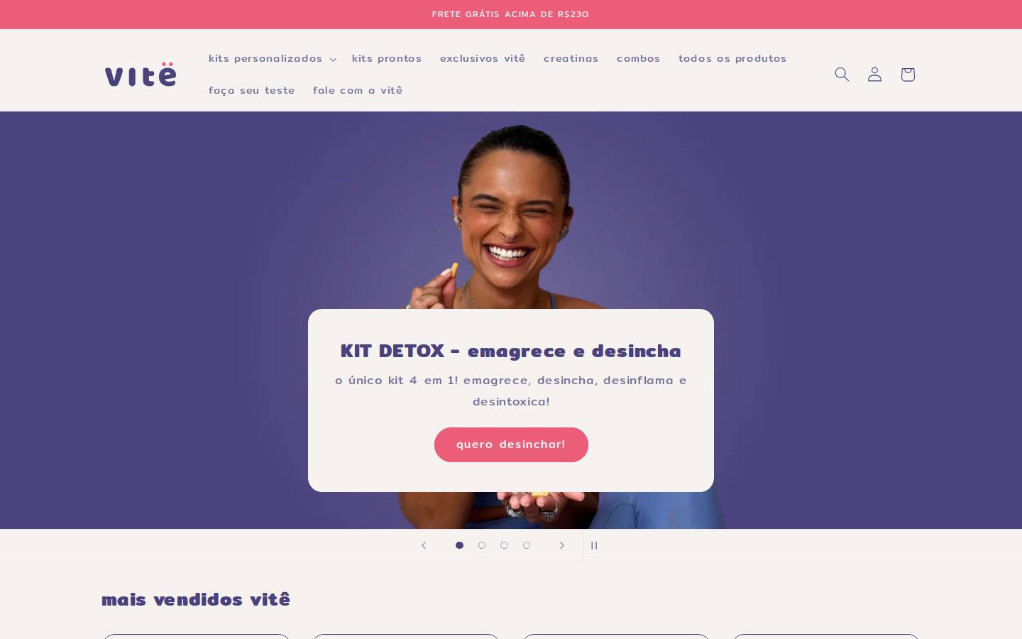 minhavite.com.br homepage screenshot