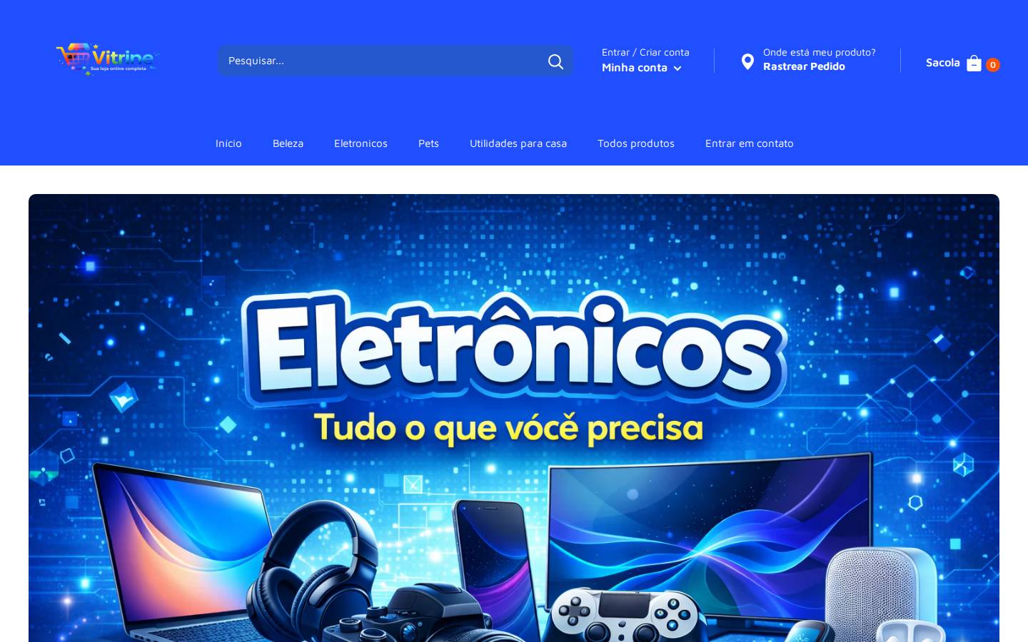 minhavitrine.shop homepage screenshot