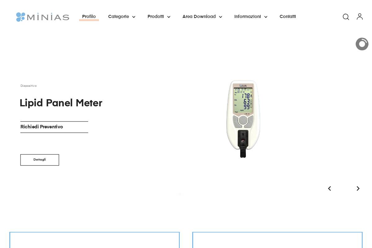 minias.it homepage screenshot