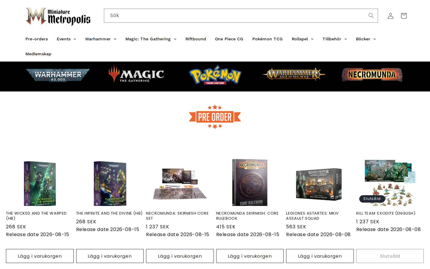 Miniaturemetropolis homepage screenshot