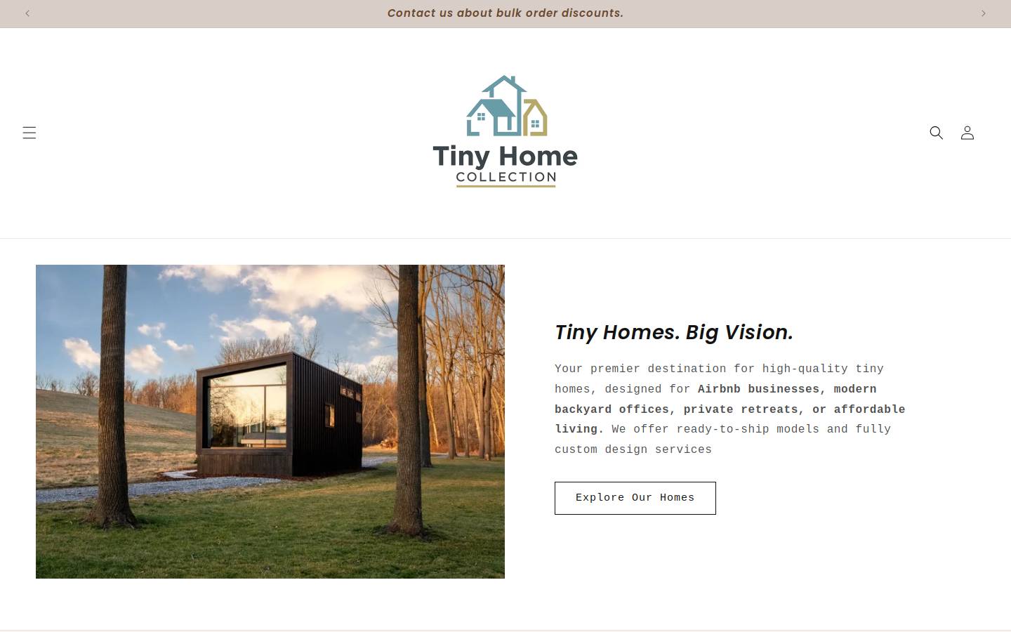 minibnb.shop homepage screenshot