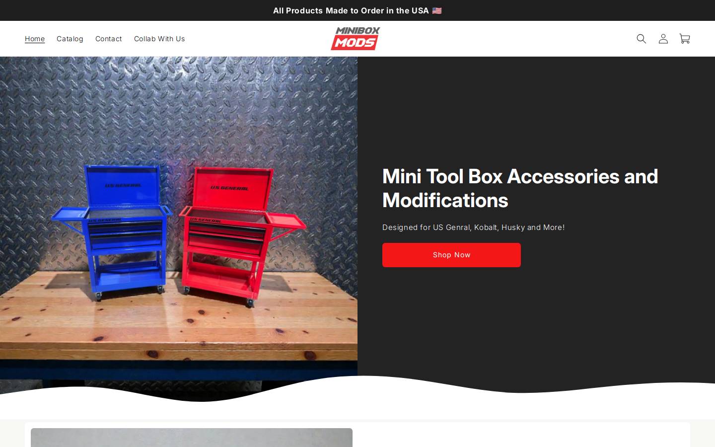 miniboxmods.com homepage screenshot