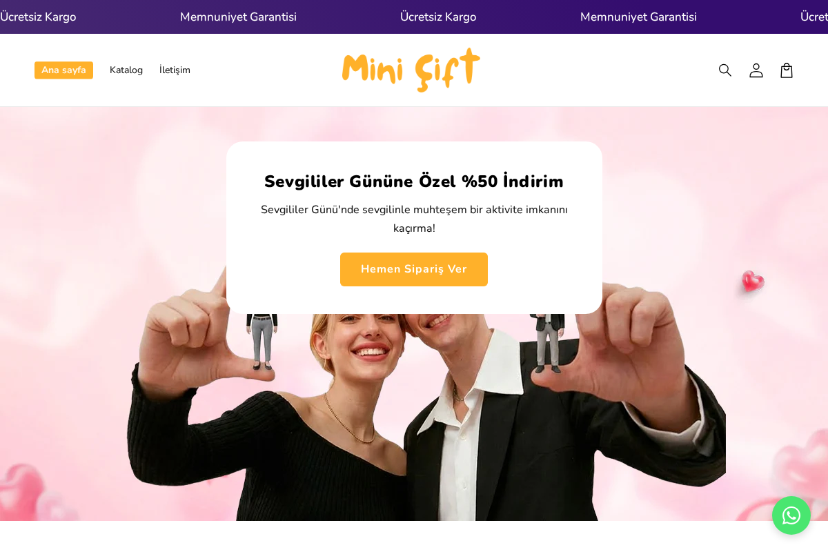 Mini Çift homepage screenshot