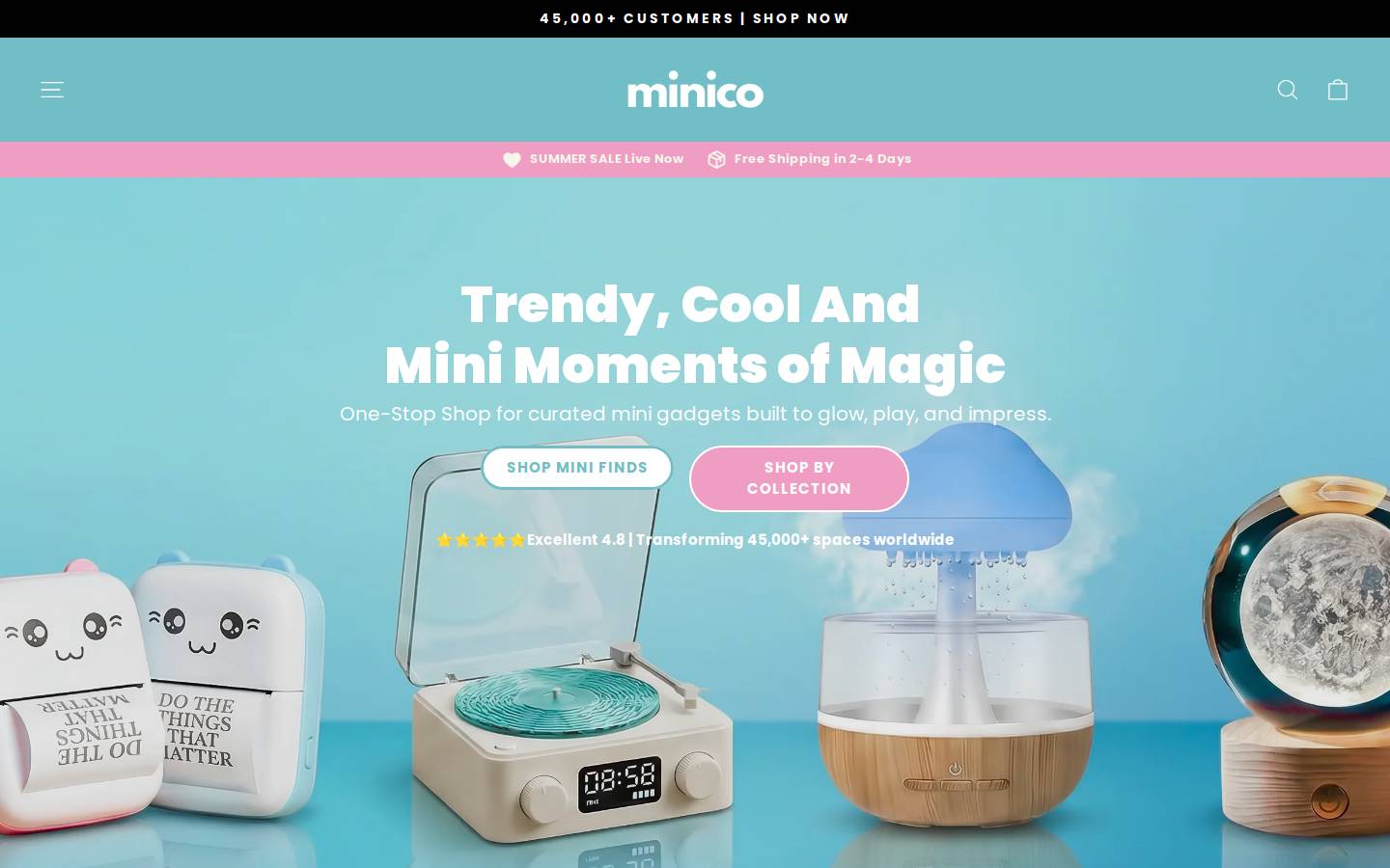 MiniCo Insurance Agency homepage screenshot