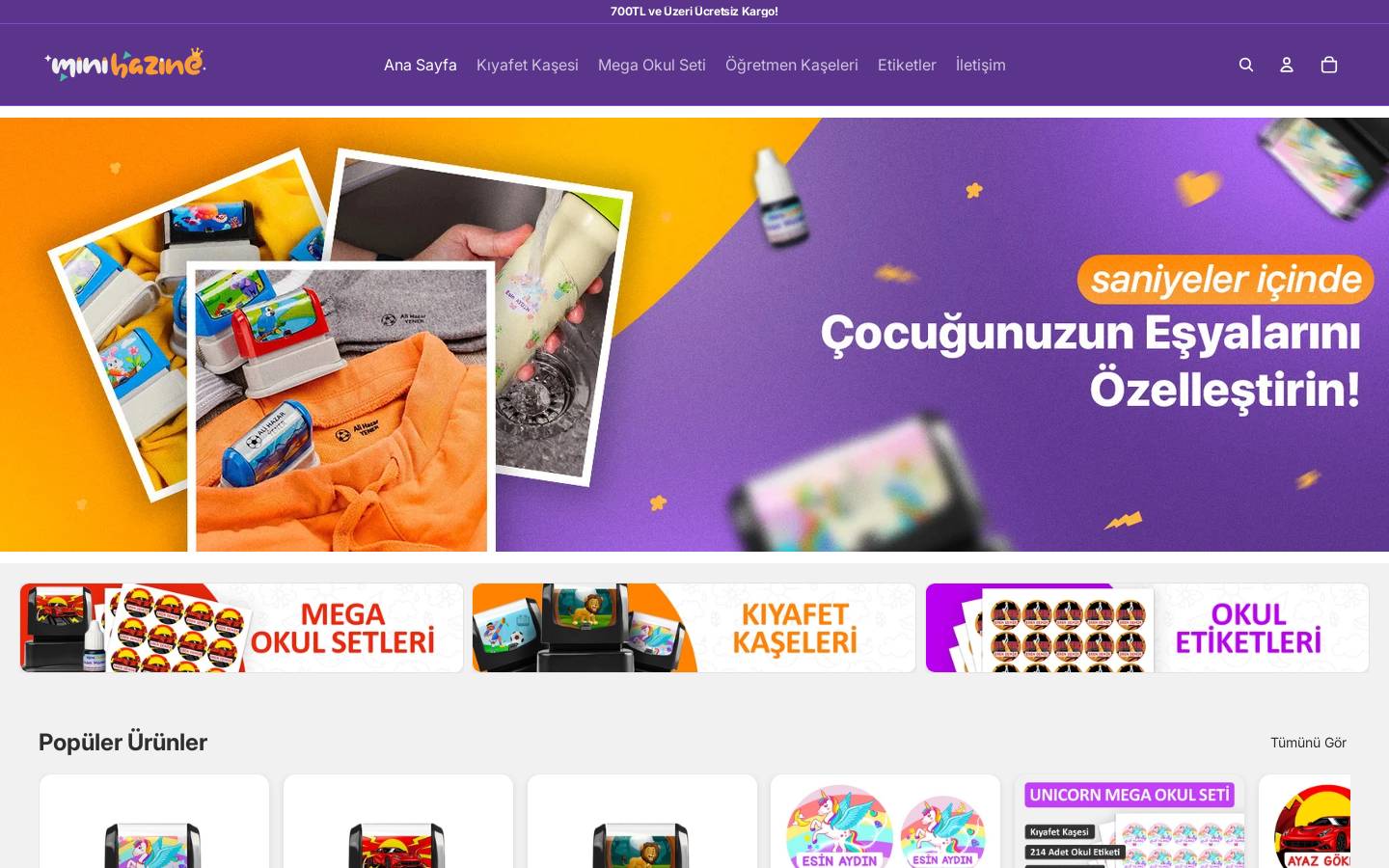 minihazine.com homepage screenshot