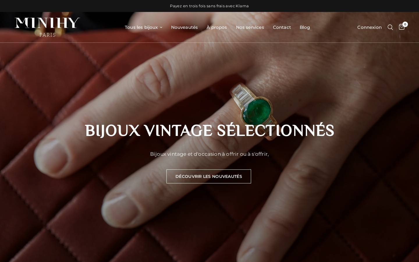 minihy-paris.com homepage screenshot