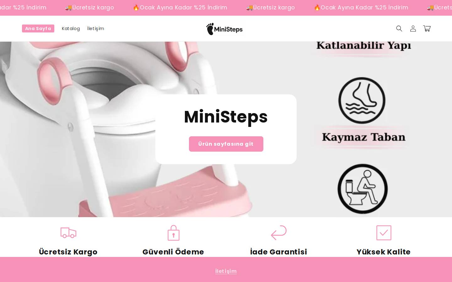 miniistepss.com homepage screenshot
