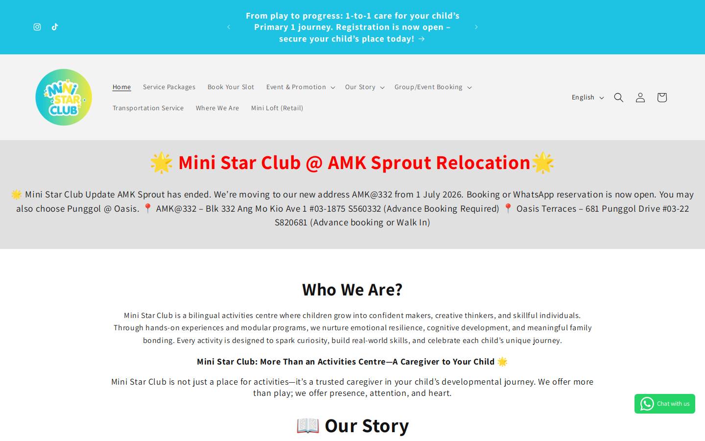 miniloftshop.com homepage screenshot
