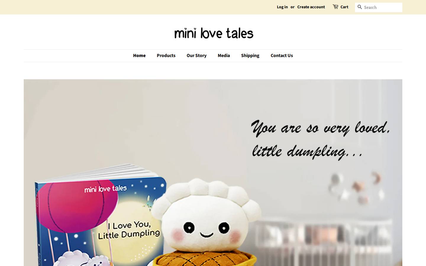minilovetales.com homepage screenshot