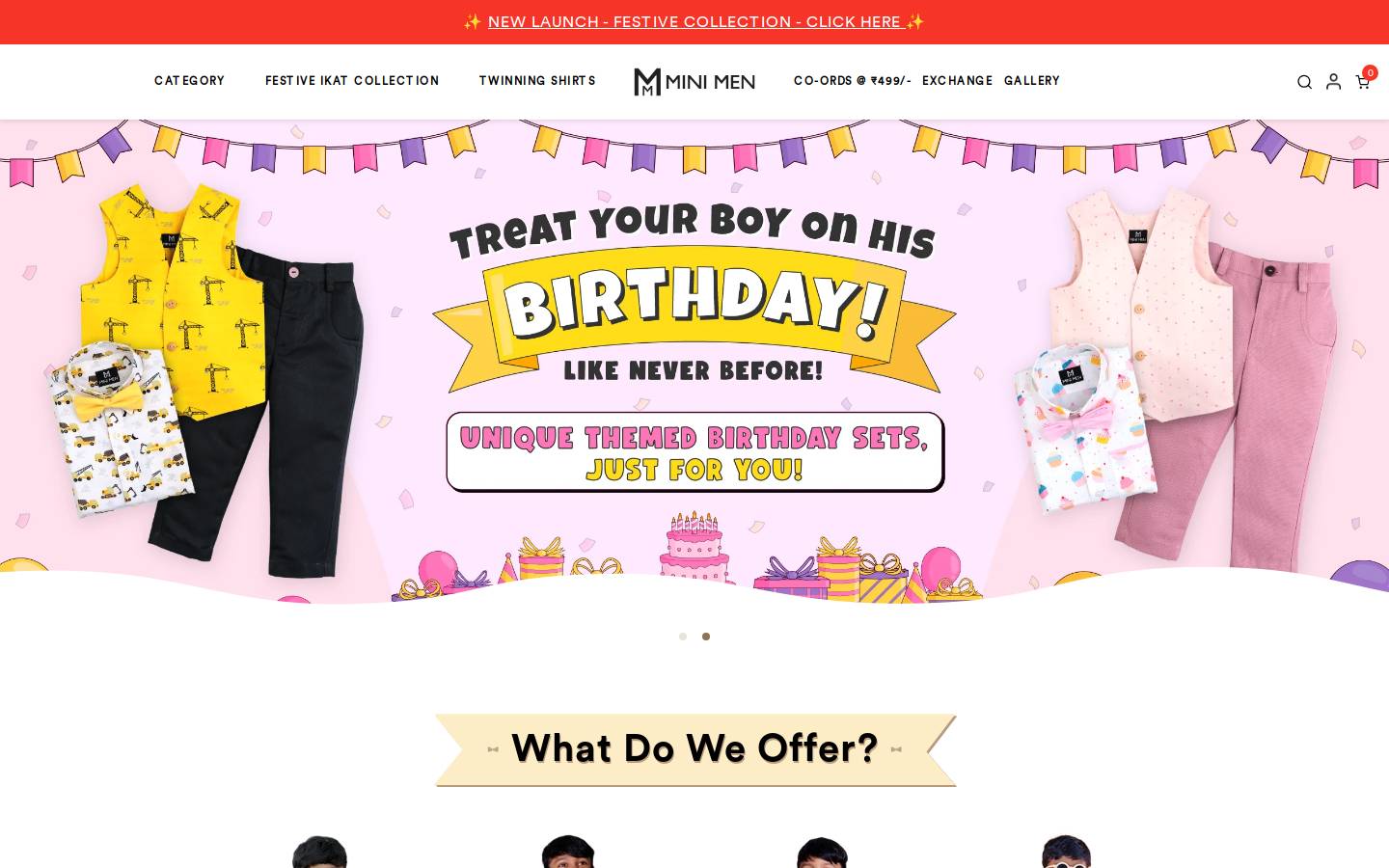 minimen.in homepage screenshot