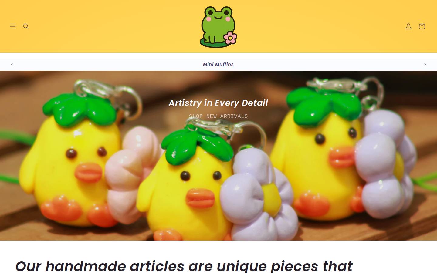 minimuffins.shop homepage screenshot