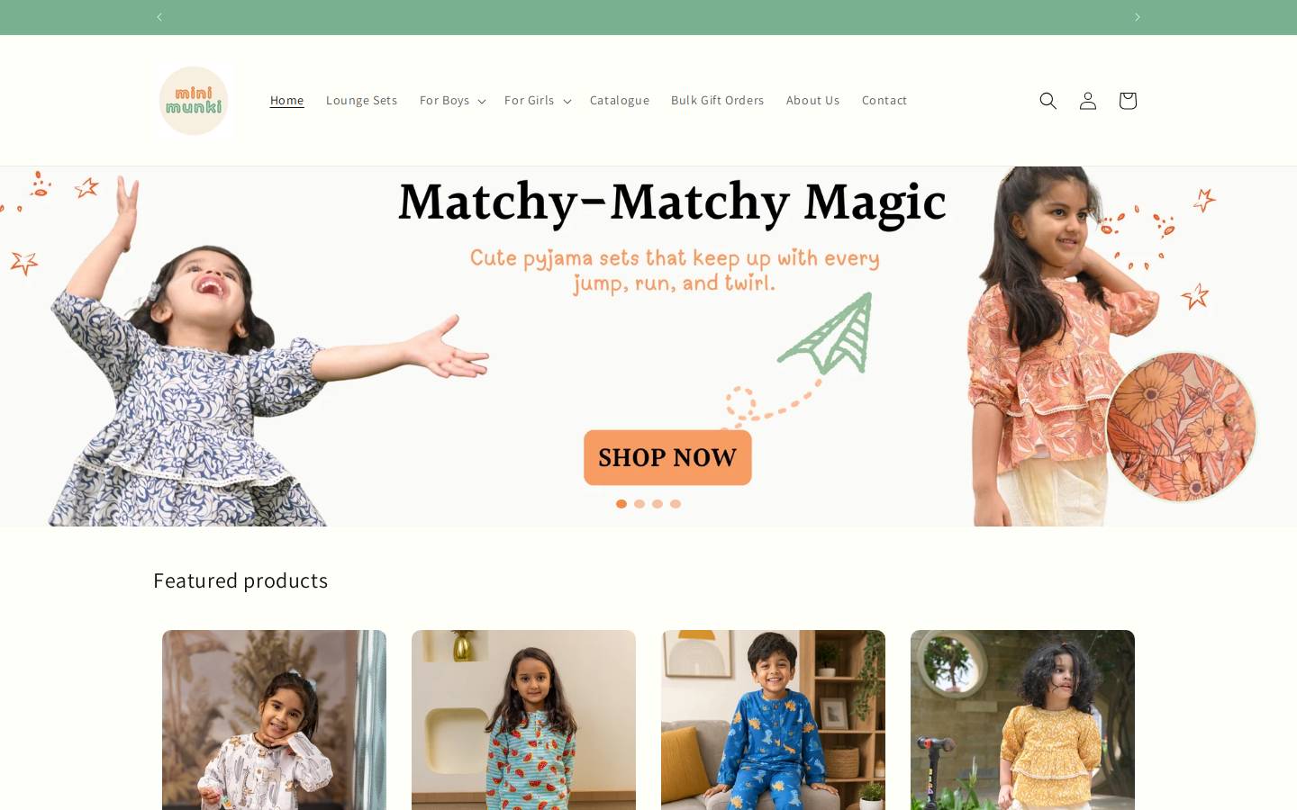 minimunki.com homepage screenshot