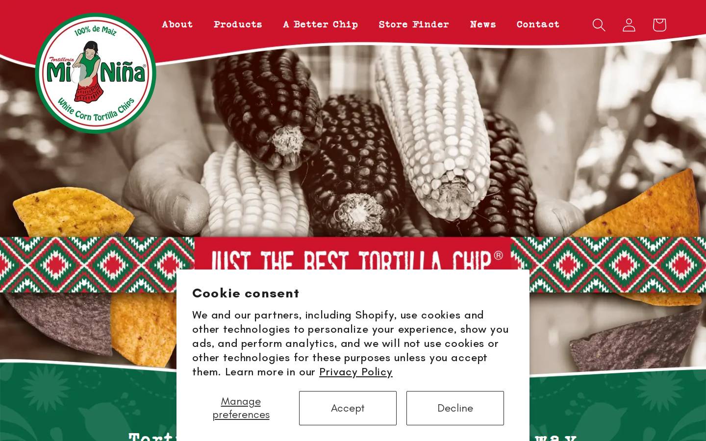 mininatortilla.com homepage screenshot