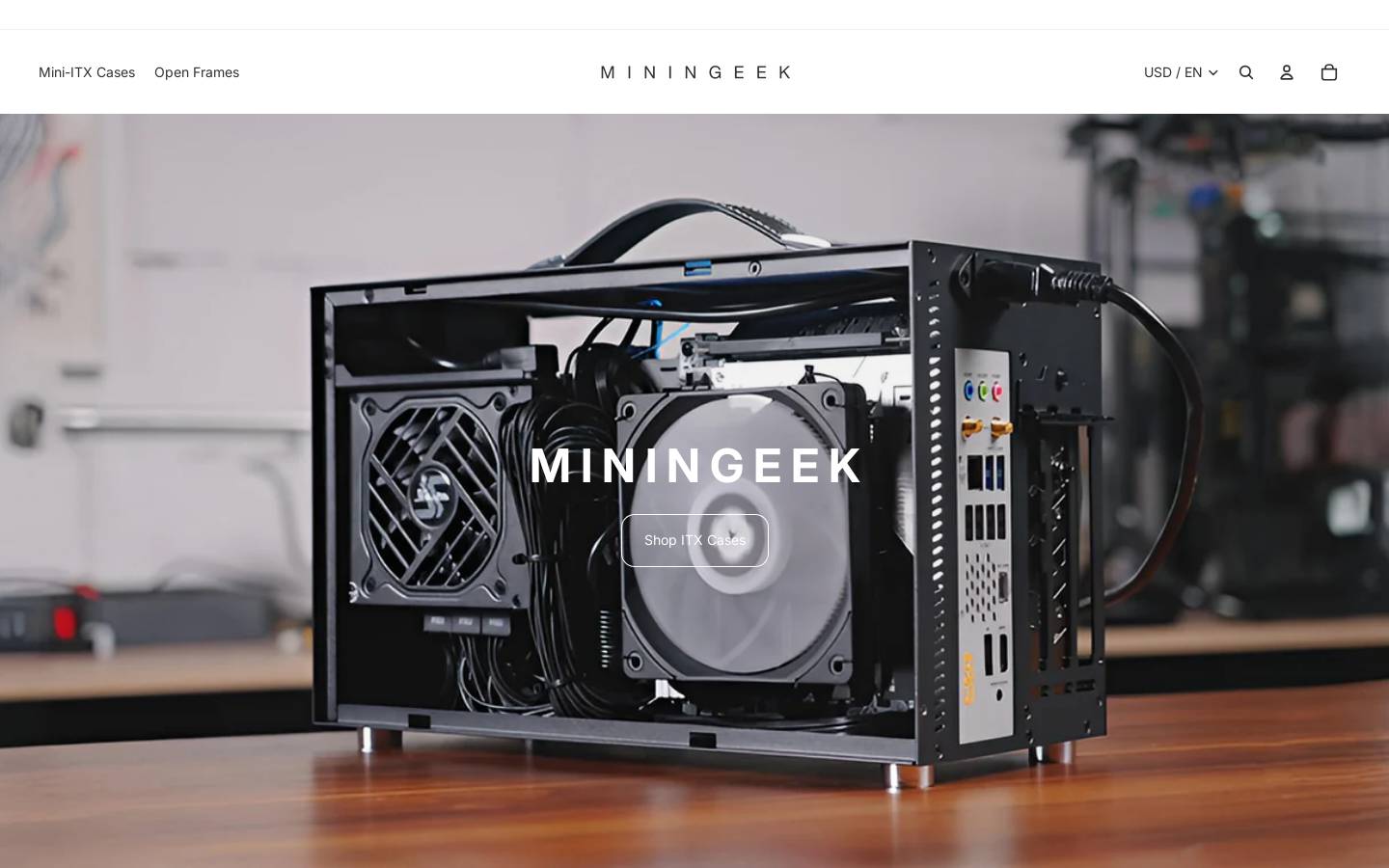 miningeek.com homepage screenshot