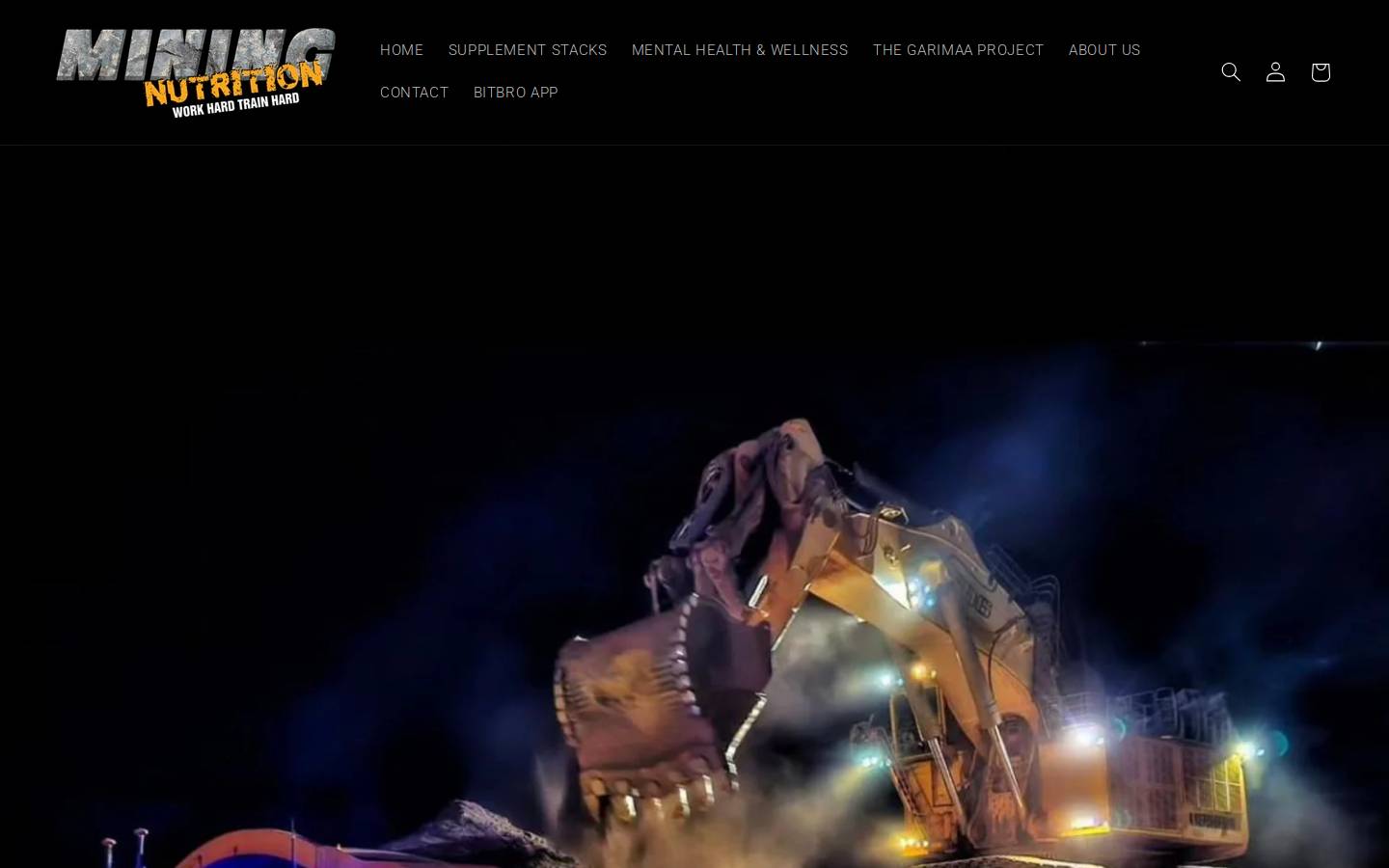 miningnutrition.com homepage screenshot