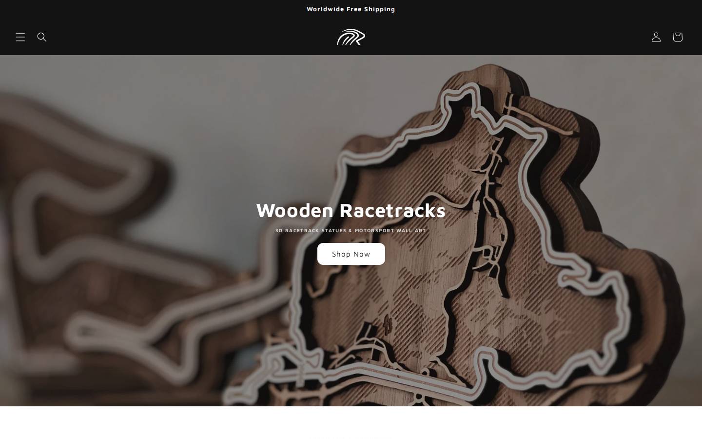 Miniracetracks homepage screenshot