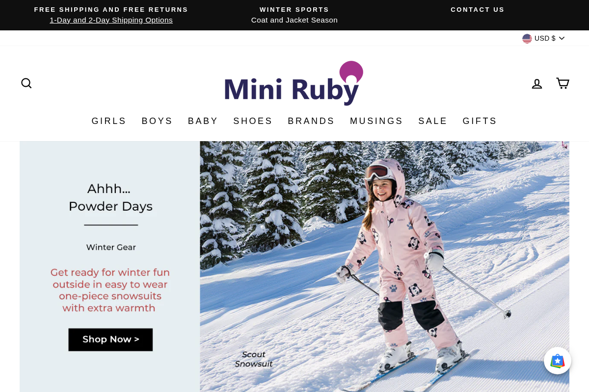 miniruby.com homepage screenshot