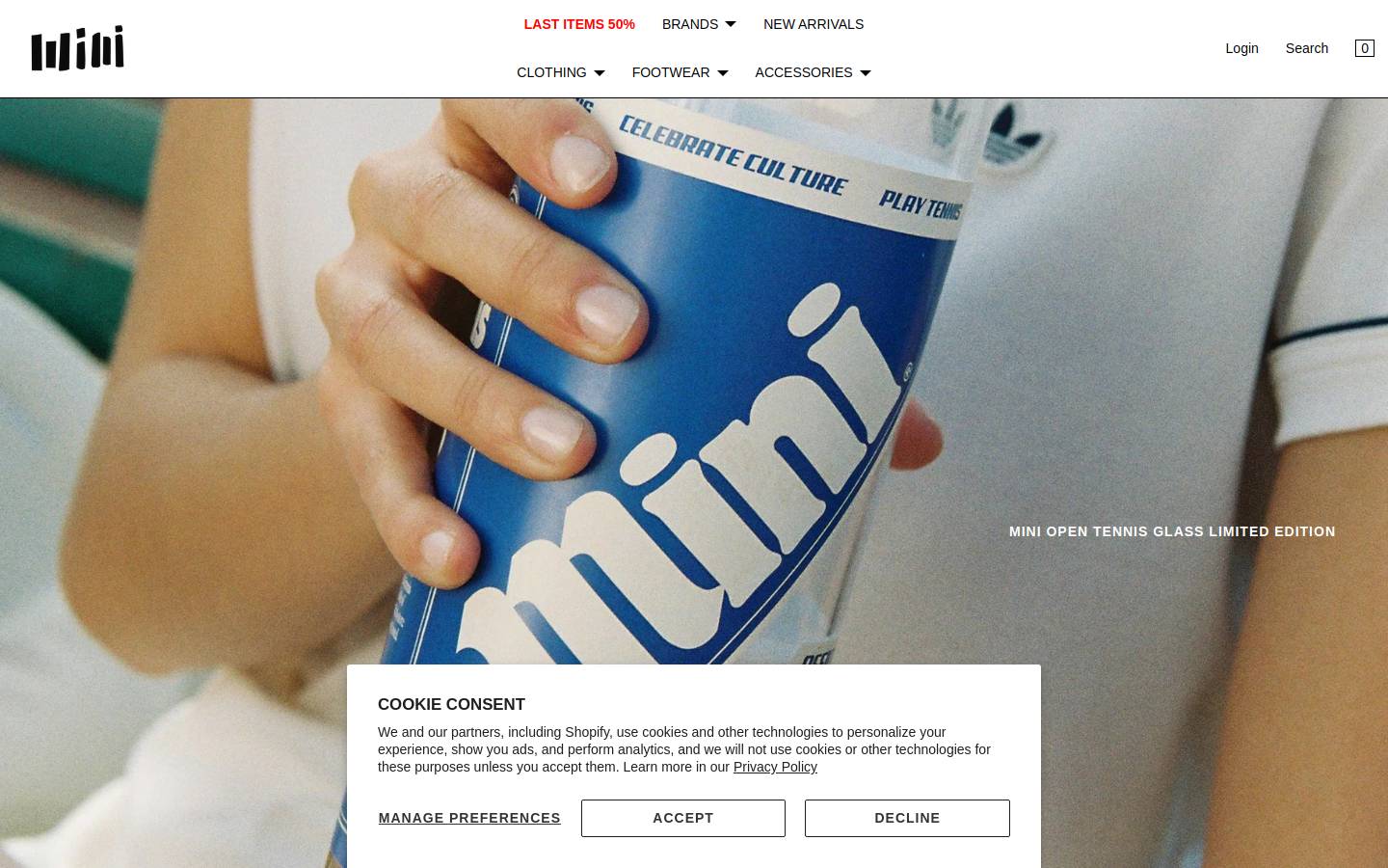 minishopmadrid.com homepage screenshot