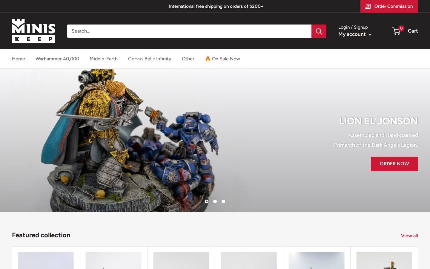 miniskeep.com homepage screenshot