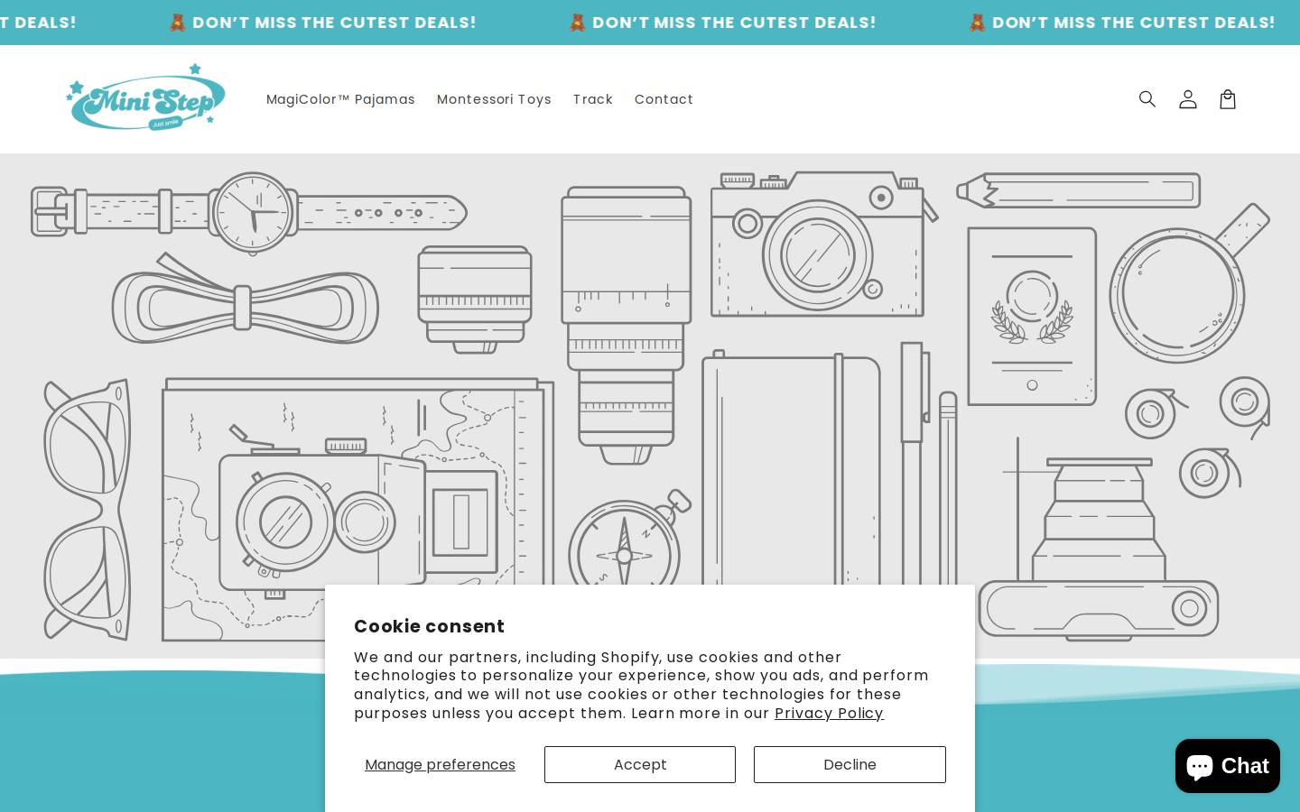 ministep.shop homepage screenshot