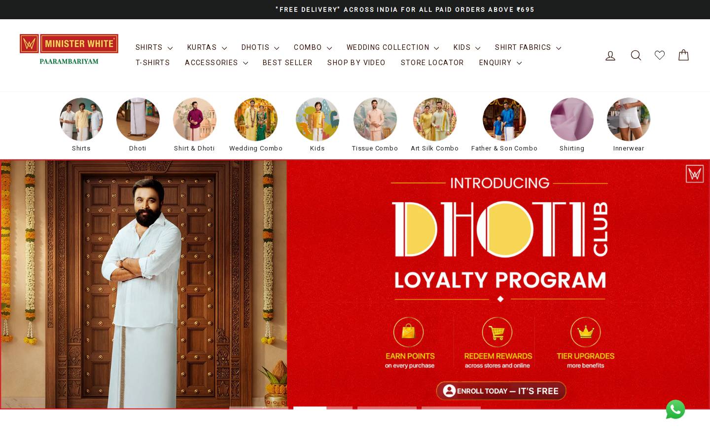 ministerwhite.com homepage screenshot