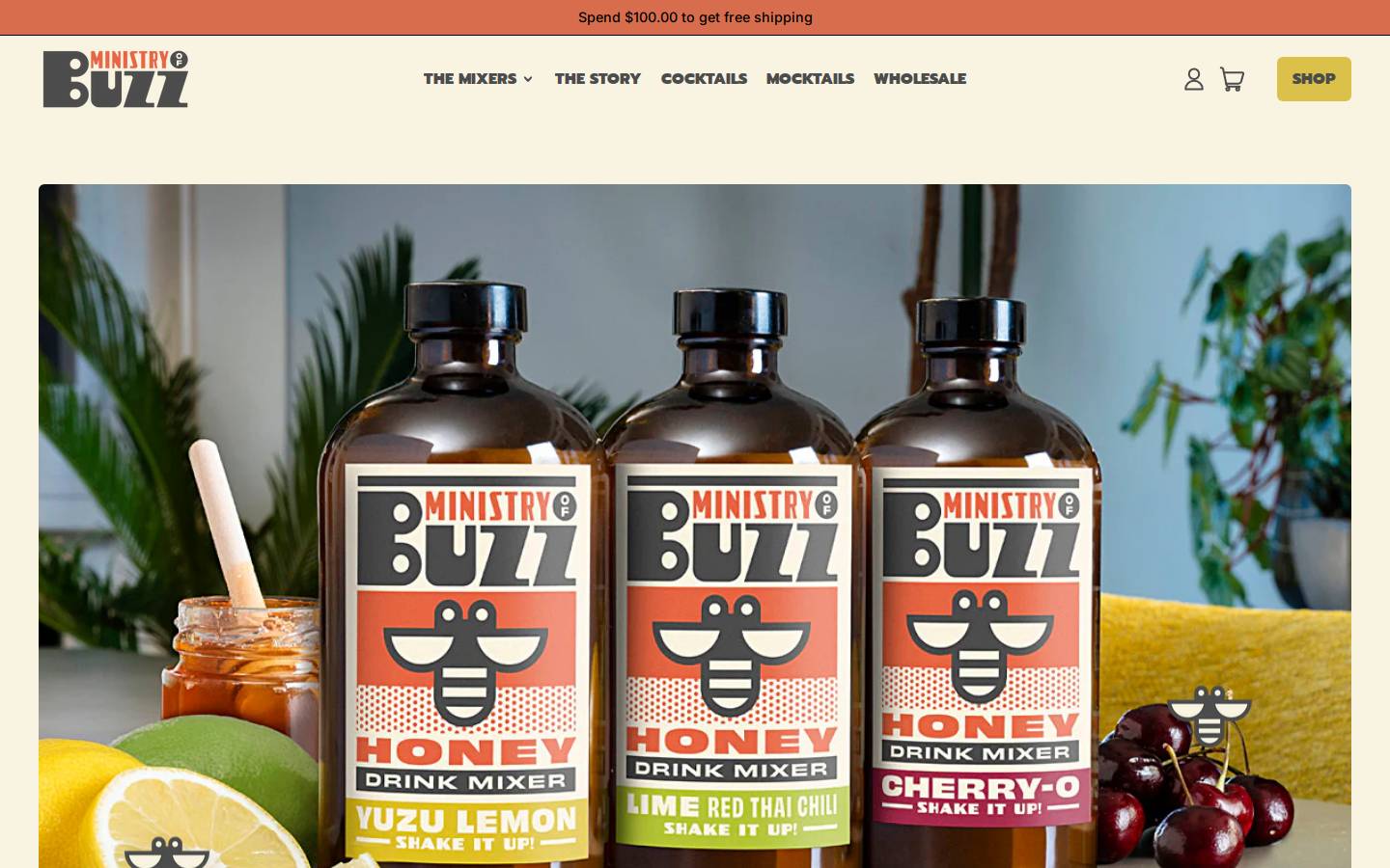 ministryofbuzz.com homepage screenshot