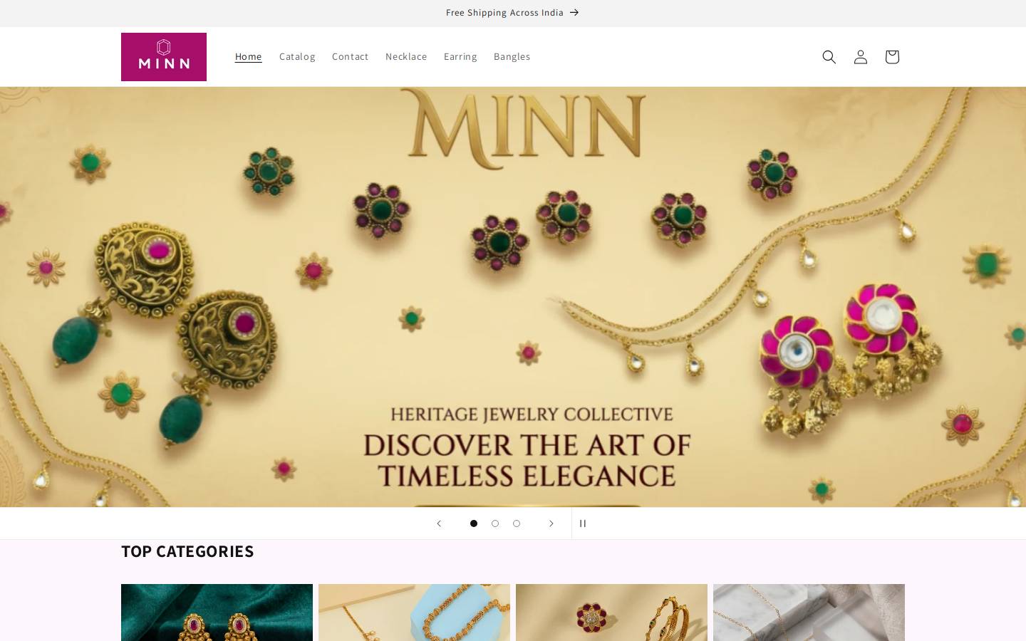 minn.in homepage screenshot