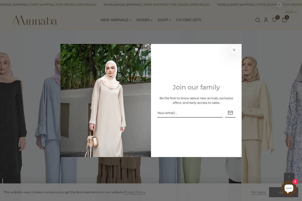 minnaba.com homepage screenshot