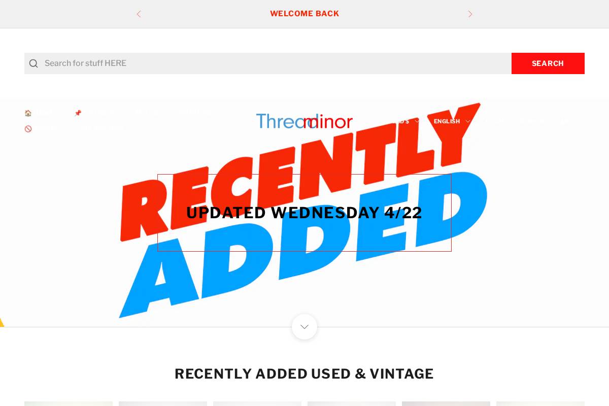 minorthread.com homepage screenshot