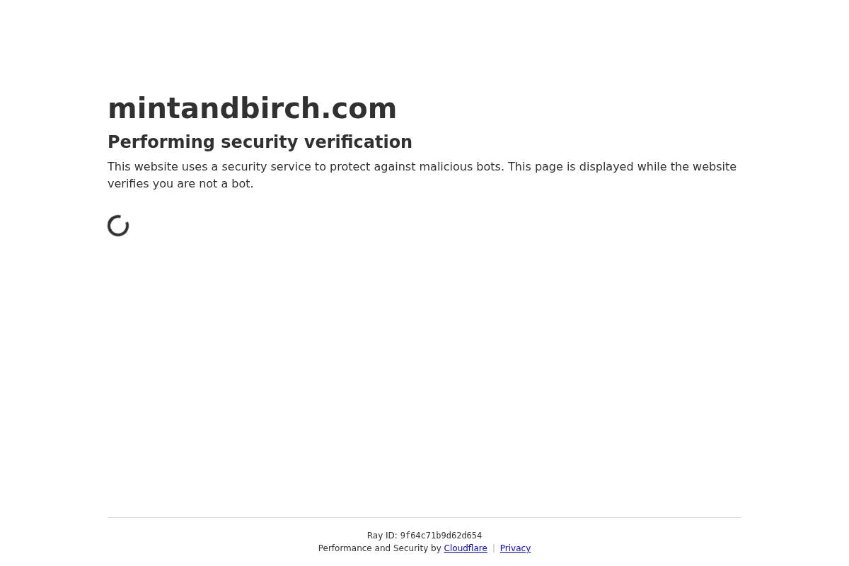 mintandbirch.com homepage screenshot