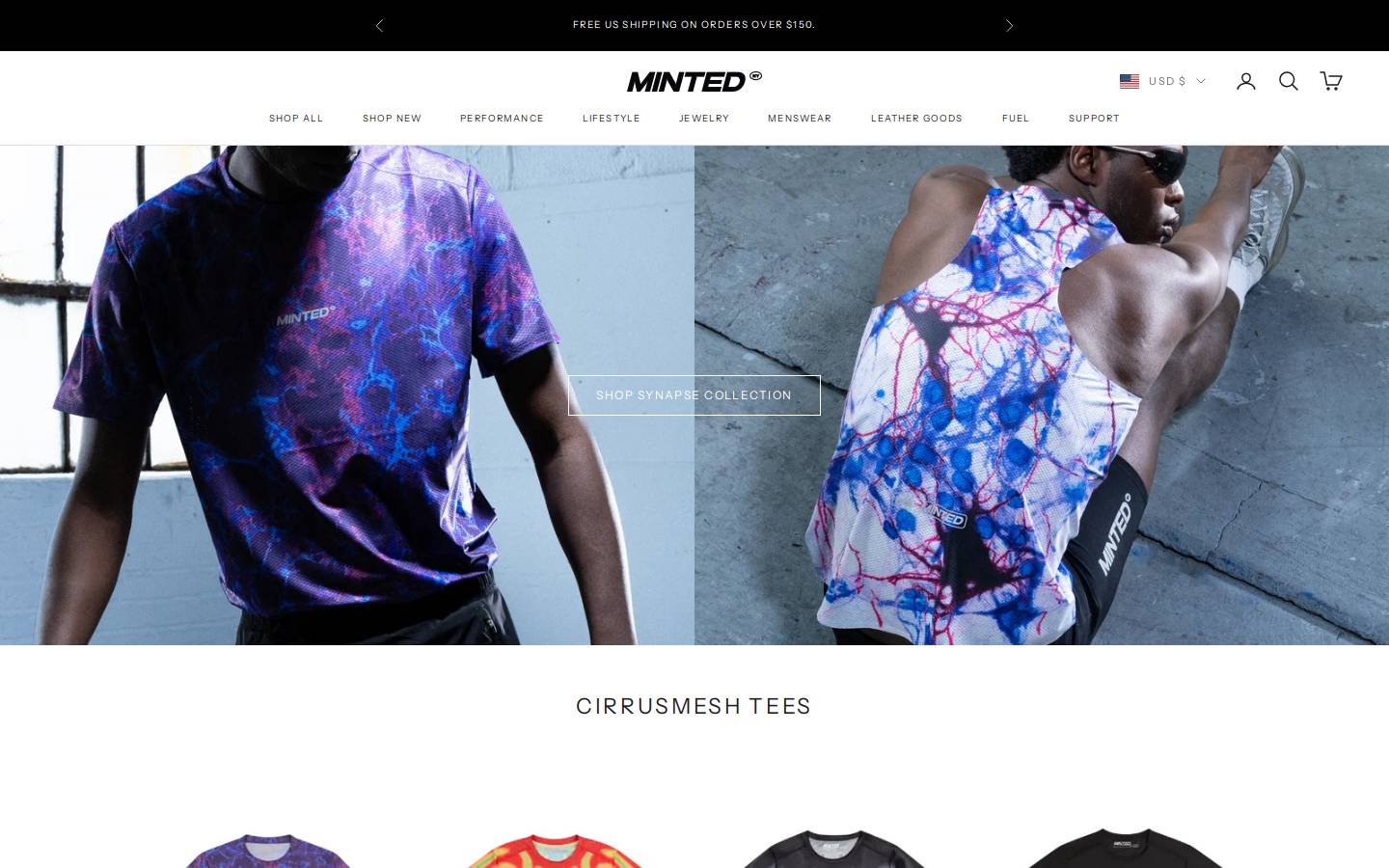 Minted New York homepage screenshot