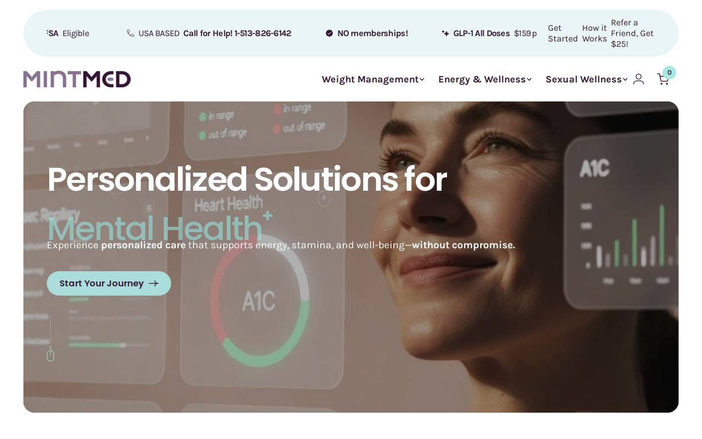 Mintmed homepage screenshot