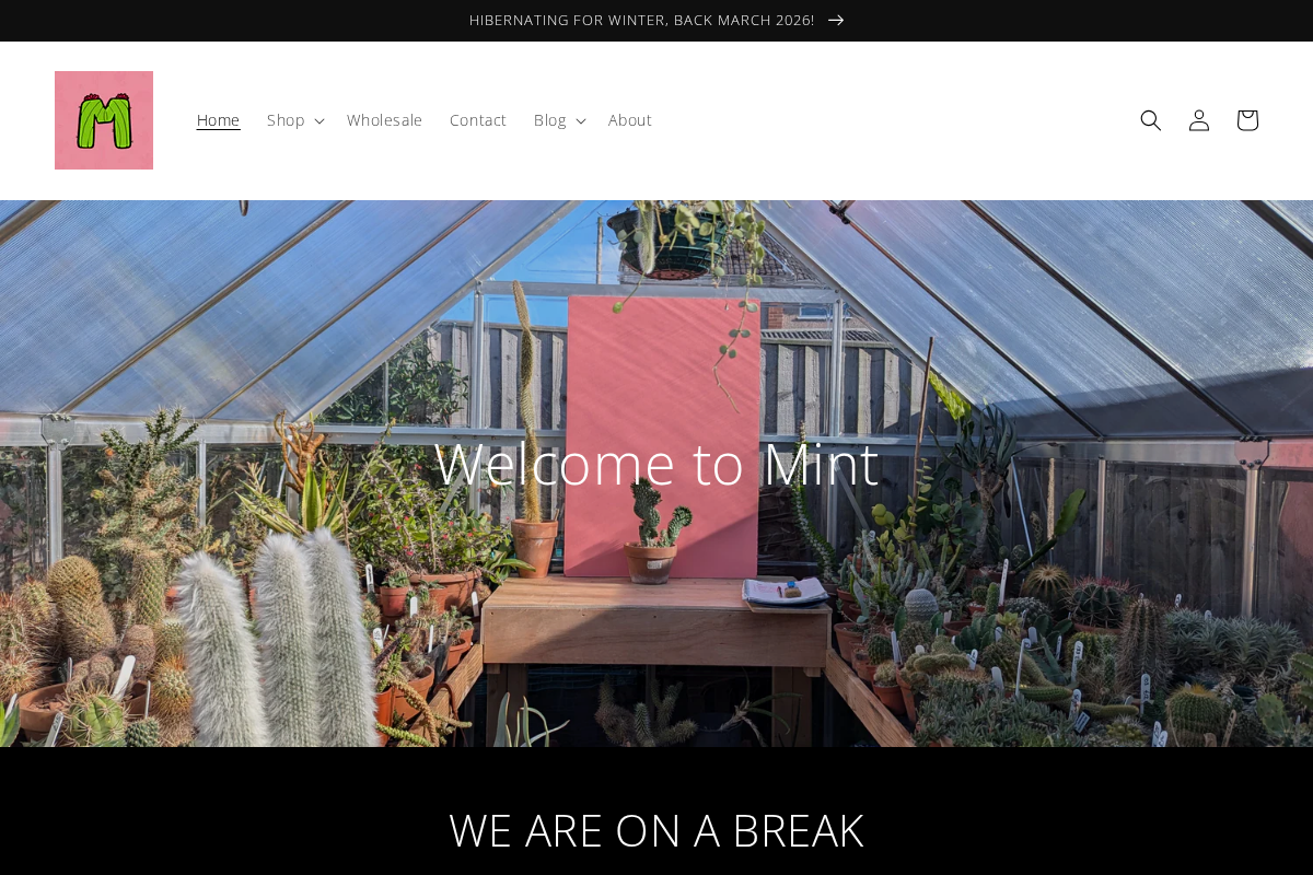 mintplants.co.uk homepage screenshot