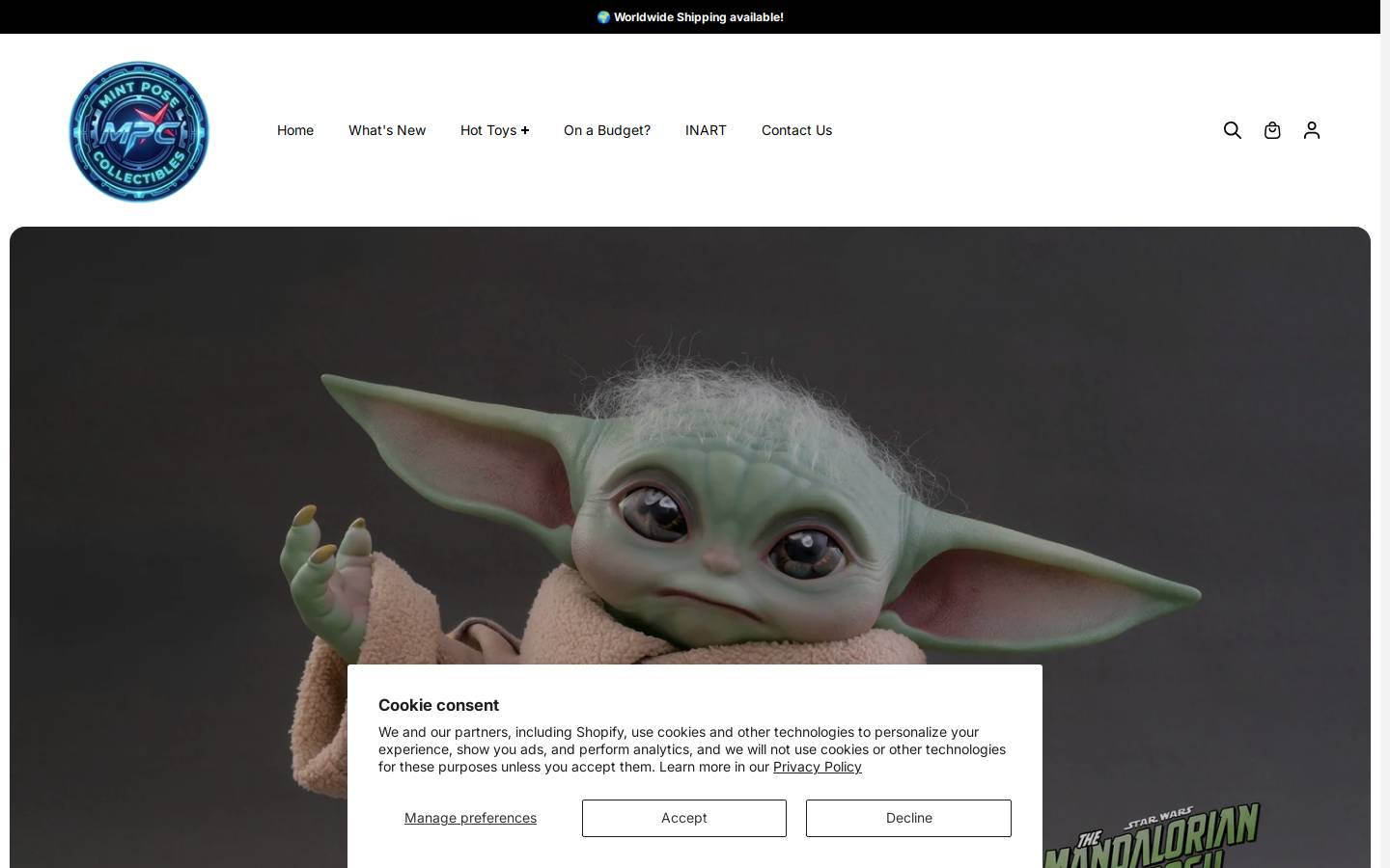 Mintpose homepage screenshot