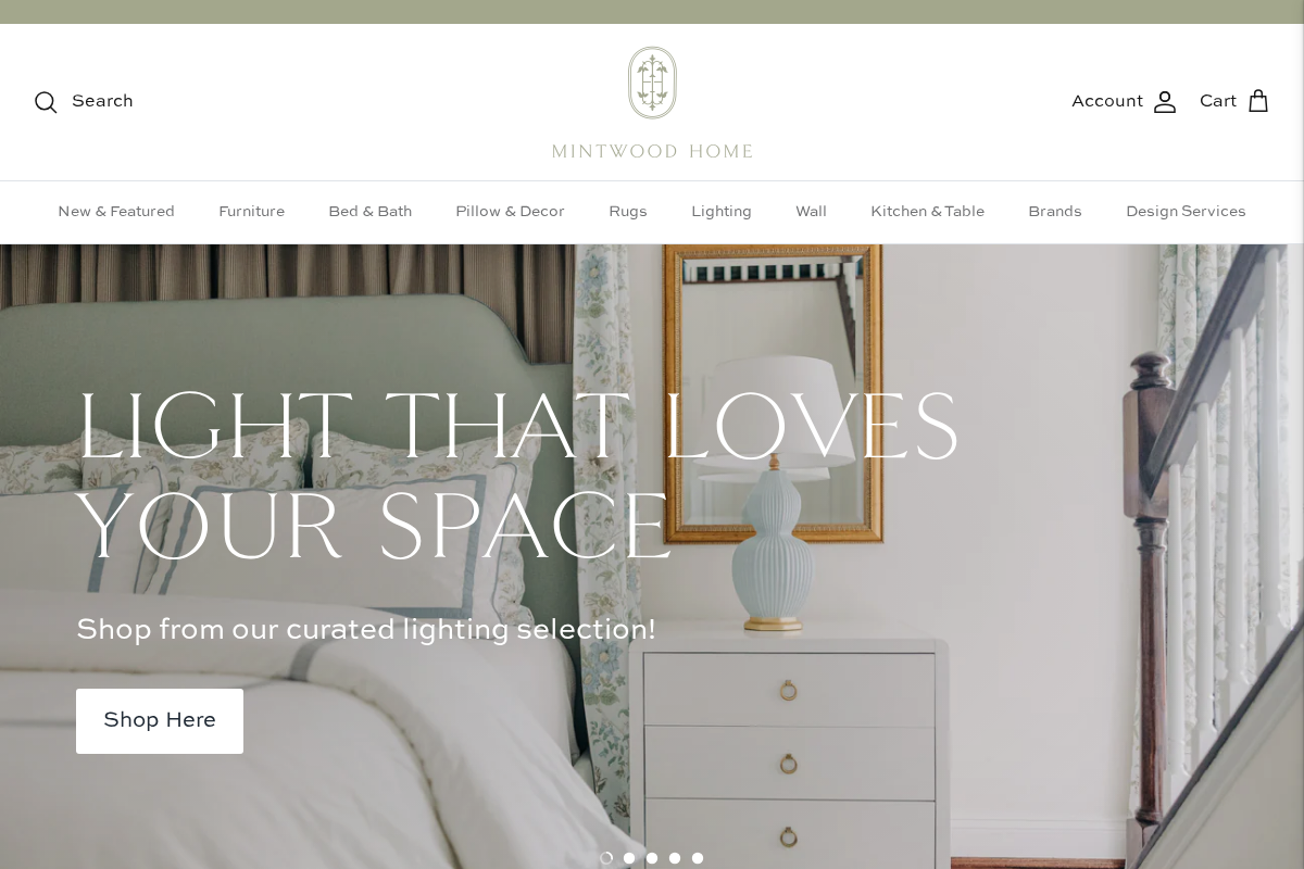 Mintwood Home homepage screenshot