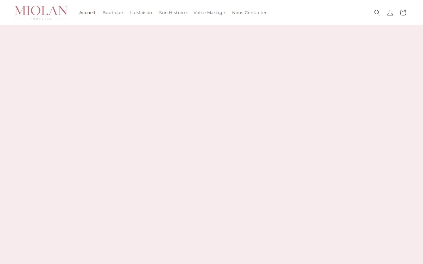 miolan-provence.com homepage screenshot