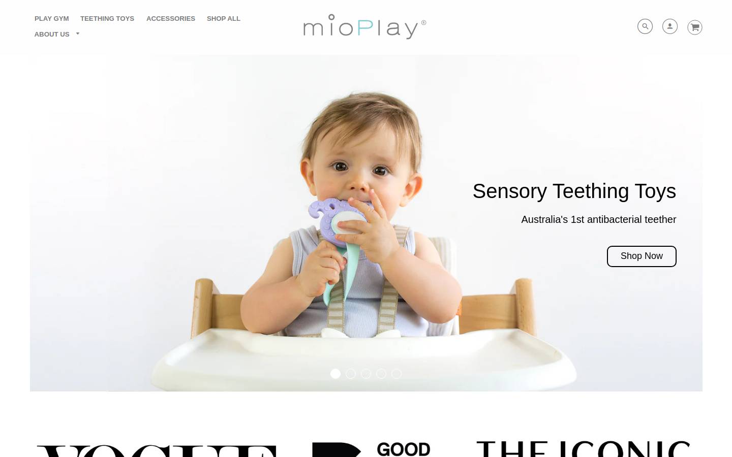 mioplay.com.au homepage screenshot
