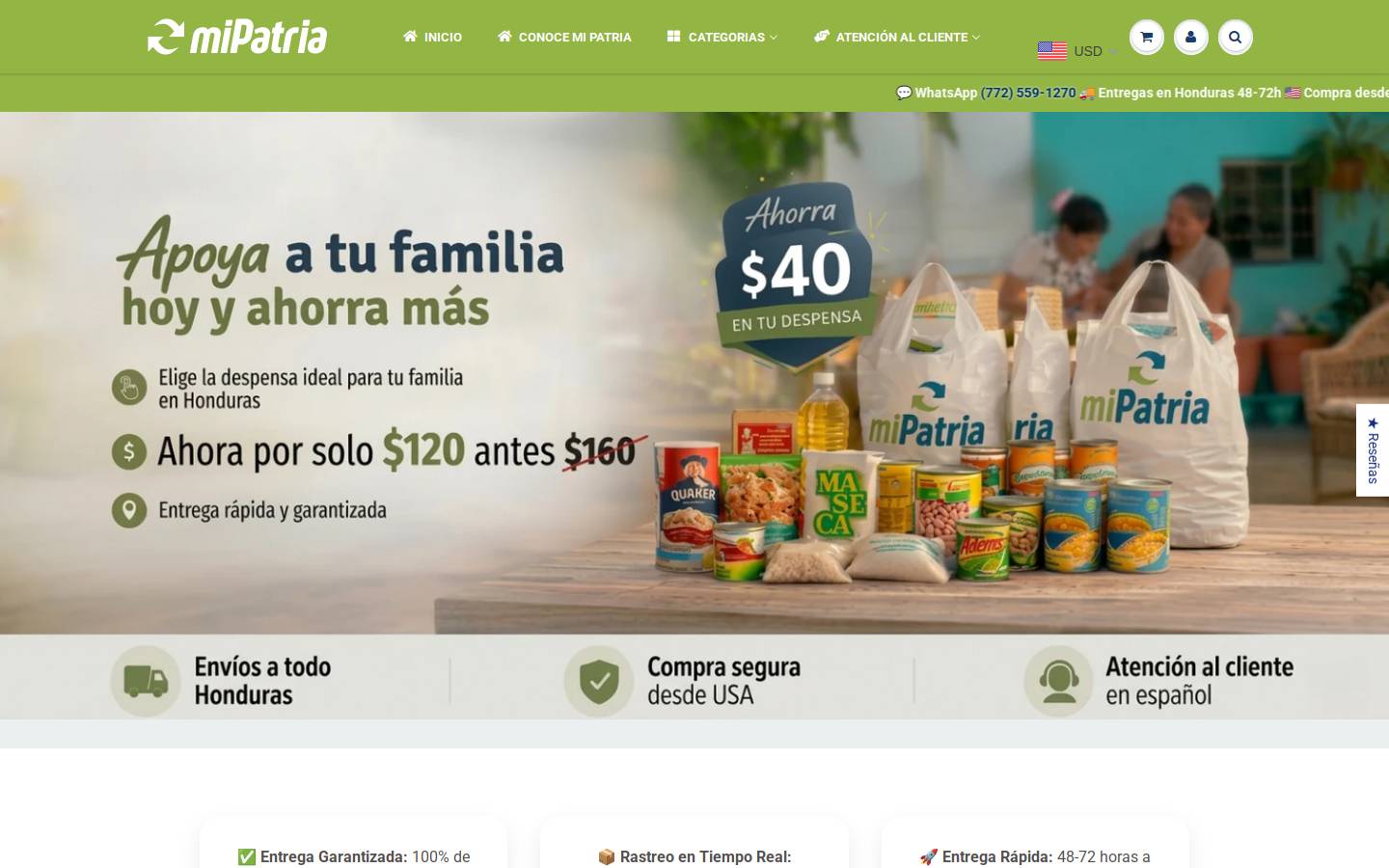 mipatriala.com homepage screenshot