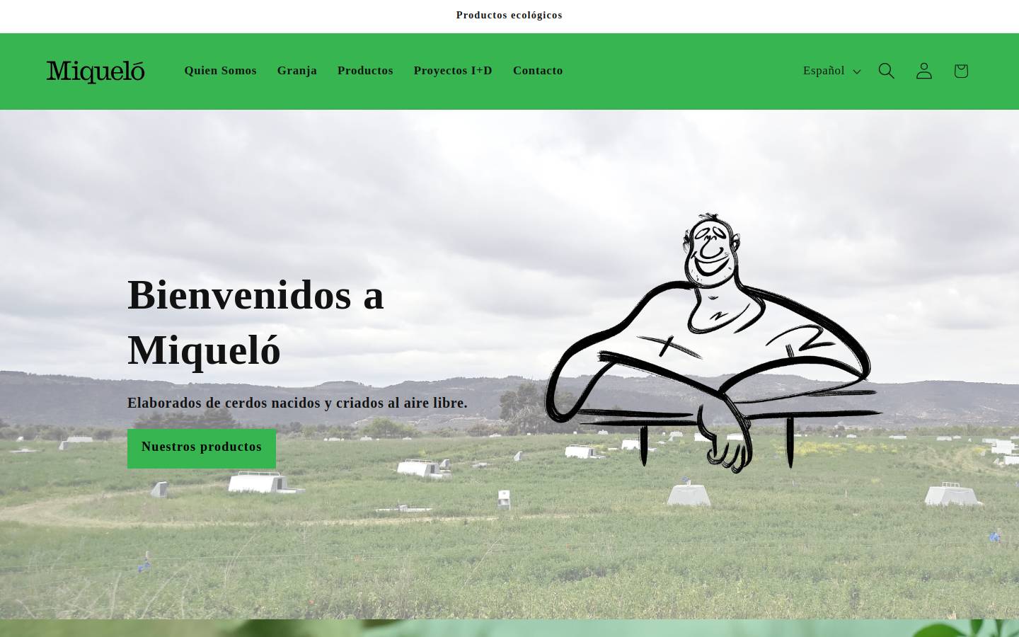 miquelo.com homepage screenshot