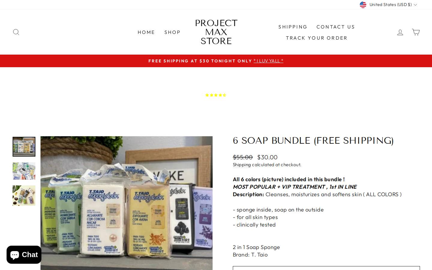 miraclesoapss.com homepage screenshot