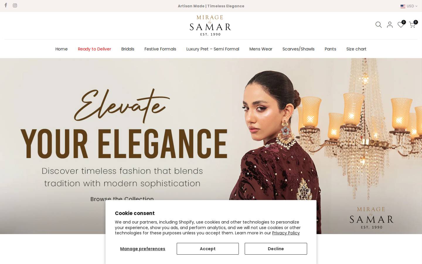 miragebysamar.com homepage screenshot