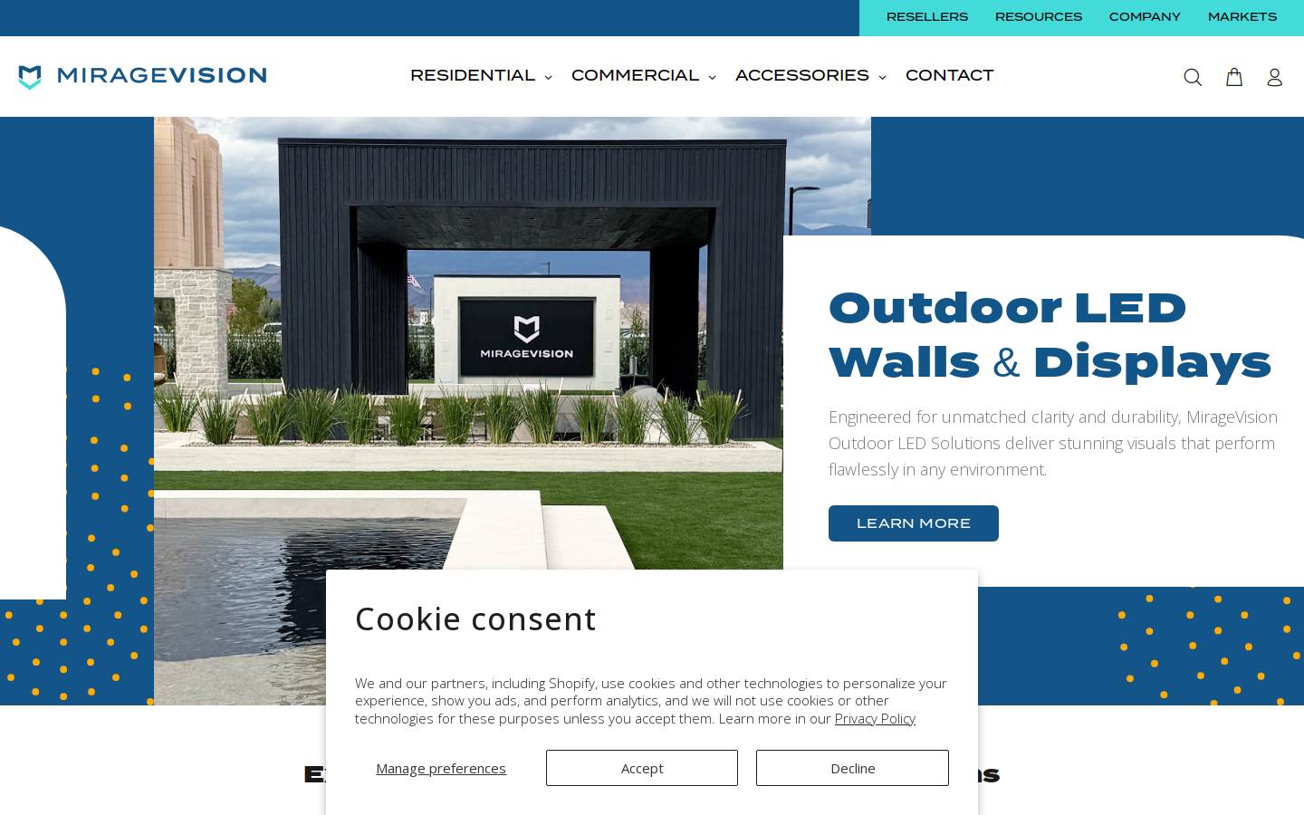 miragevisiontv.com homepage screenshot