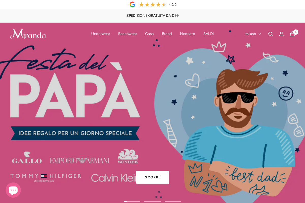 Miranda1991 homepage screenshot