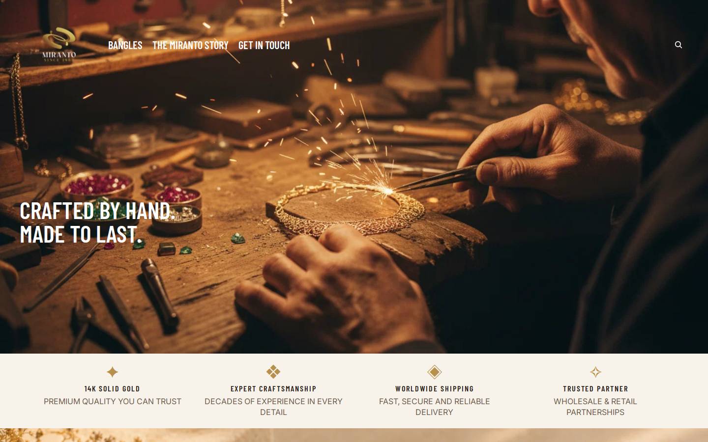 miranto.net homepage screenshot
